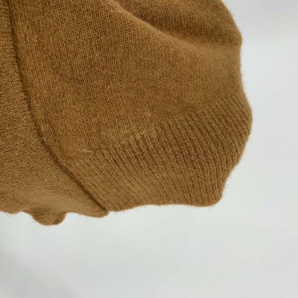 Sarah Spencer Lambswool Angora Open Cardigan Womens Size Medium Ruffle Sweater - Picture 9 of 11